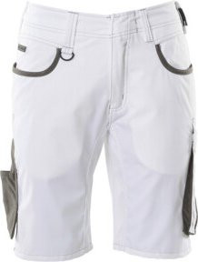 Mascot Shorts mit Holstertaschen in Weiss/Dunkelanthrazit - Bild 1