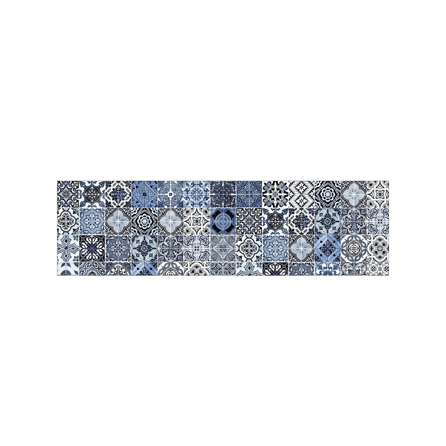 MySpotti Küchenrückwand Profix Cucina Stefano in Fliesenoptik, Blau-Weiß, B: 210 cm, H: 60 cm - Bild 2