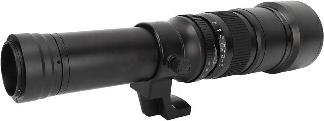 3CZY Teleobjektiv 500mm f/6.3 mit T2RF Konverter für R-Mount Kameras, Schwarz - Bild 1