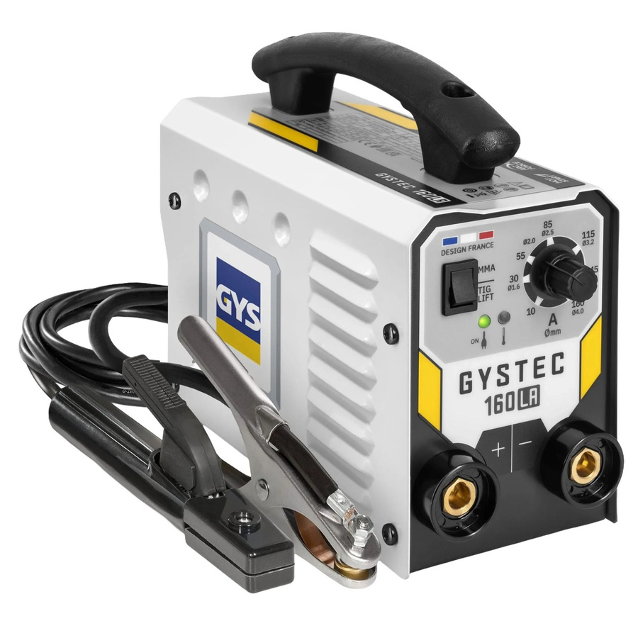 GYS Inverter-Schweißgerät GYSTEC 160 LA MMA/TIG in Weiß/Grau mit 10-160 A - Bild 2