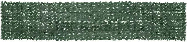 vidaXL Balkon-Sichtschutz künstliche Hecke in Dunkelgrün, semi-transparent, Breite: 500 cm, Höhe: 100 cm - Bild 1