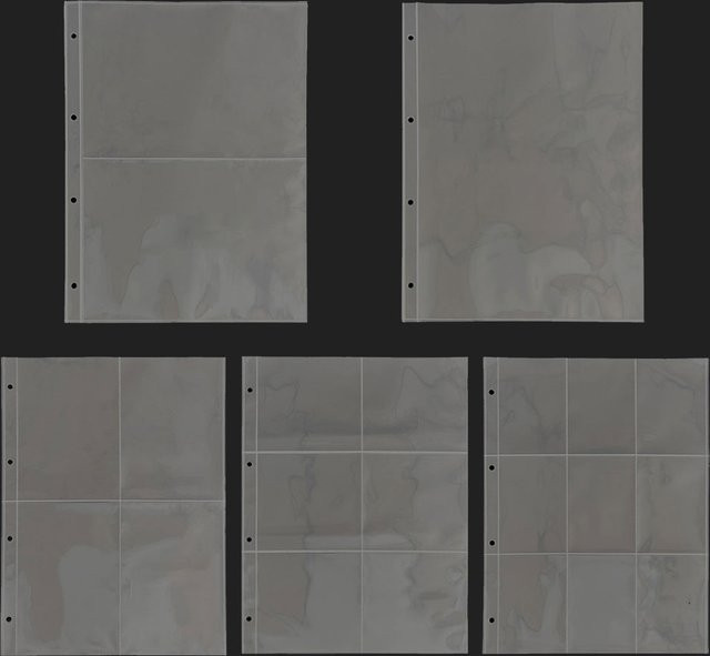 Findohope A4 Fotoalbum-Nachfüllseiten aus Kunststoff, 10 Stück, transparent, mit Aktenschutz für 4/11 Lochringbücher zur Aufbewahrung von Fotos, Postkarten und Notizbüchern - Bild 1