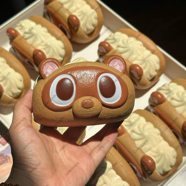 Capybara Muster Bäckerei Squishy Spielzeug, Niediges Gebäck Fidget Spielzeug - Bild 1