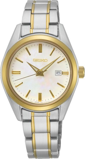 Seiko Damenuhr, Quarz, Edelstahl, Saphirglas, 29 mm, 10 ATM - Bild 1