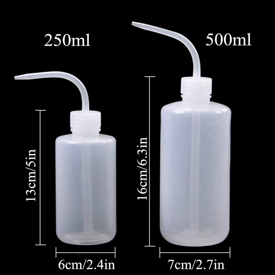 Usiriy Waschflasche für Tattoo und Wimpernverlängerung, 250/500 ml - Bild 2