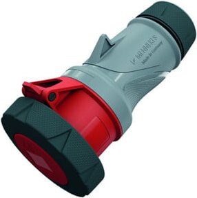 Mennekes CEE Kupplung PTX 32A 5p 6h 400V IP69 Rot Schraubtechnik - Bild 1