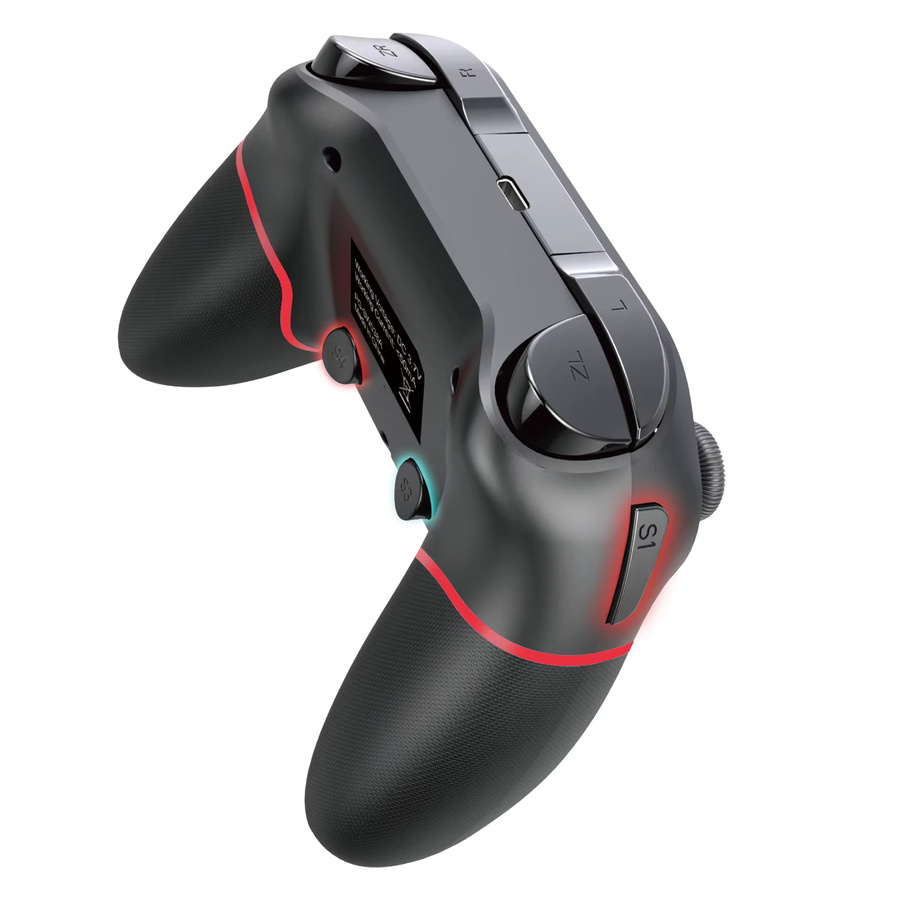 IPEGA Kabelloser Controller SW038A in Schwarz für Nintendo Switch, Android und PC mit Dual-Vibration und 6-Achsen-Gyroskop - Bild 3