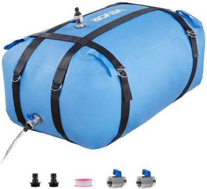VEVOR Wasserspeicherblase aus TPU, 132 l, blau, auslaufsicherer und verschleißfester Wassertank für Wohnmobile, Camping und Bewässerung - Bild 1