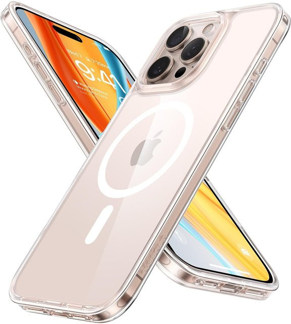 Torras Diamond-Mag Series MagSafe Handyhülle für iPhone 16 Pro, Transparent - Bild 1