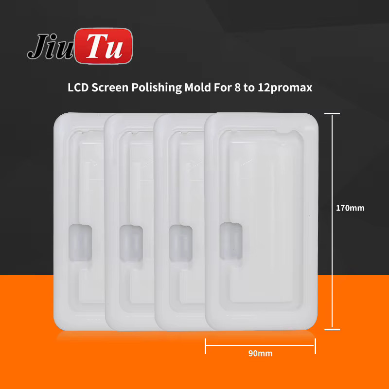 Jiutu LCD-Bildschirmpolitur für iPhone 15, 15 Pro, 14 Pro Max, 13 Mini, 12 und 12 Mini in Weiß - Bild 2