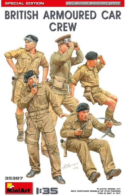 Miniart Britische Panzerbesatzung - Special Edition, Figurenset, 1:35 - Bild 1