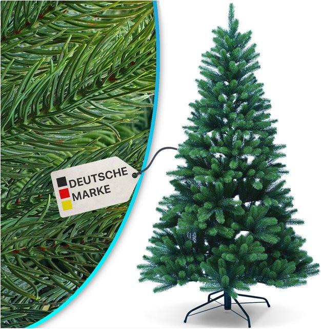 NYVI Xmas Premium Künstlicher Weihnachtsbaum aus Voll-PE Spritzguss, Grün, Höhe: 180 cm - Bild 1