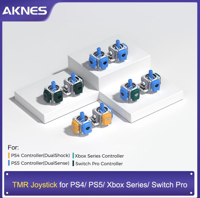 AKNES HALLPI TMR Elektromagnetischer Joystick als Ersatzteil für Nintendo Switch Pro, PS5, PS4 und Xbox Series Controller - Bild 1
