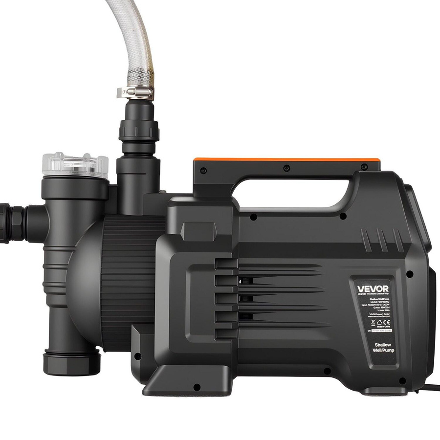 Buying Solutions MB Elektronische Flachbrunnen-Jetpumpe aus PP mit 1300W, 4800 L/H Fördermenge und 8 m Saughöhe - Bild 7
