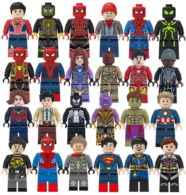 Humanoide Puppen, digitale Actionfiguren, Bauspielzeug, Kunststoff, Bunt / Mehrfarbig - Bild 1
