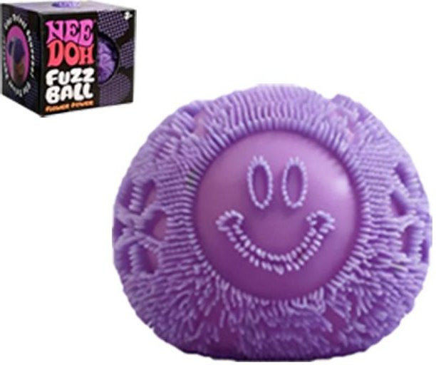 Schylling NeeDoh Fuzz Ball, Anti-Stress-Ball, Weiches und Flauschiges Spielzeug zum Kneten - Bild 1