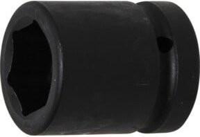 BGS Kraft-Steckschlüssel-Einsatz Sechskant 5833, Antrieb Innenvierkant 25 mm (1 Zoll), SW 33 mm, Schwarz - Bild 1