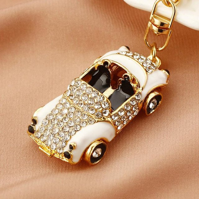 Anhänger Strass, weiß, Unisex - Bild 1