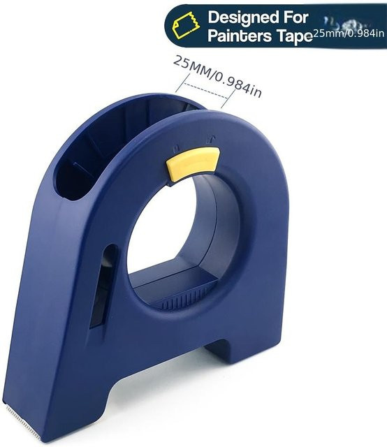 Abdeckband-Applikator von xly1818 in Blau für 25 mm und 35 mm breite Bänder zum Ziehen gleichmäßiger gerader Linien beim Malen - Bild 1