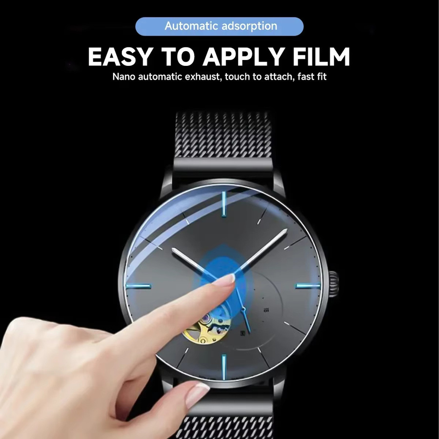 RefitMod Smartwatch-Displayschutz, gehärtetes Glas, 26–46 mm, Unisex - Bild 3