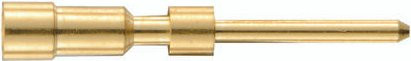 HARTING Crimpkontakt 09151006102 aus Messing mit Goldbeschichtung - Bild 1