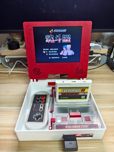 LAVA FC Retro Arcade Mini-Monitor mit 8 Zoll LCD-Bildschirm, 4:3 Format, RGBFC und Stereo-HDMI-Ausgang - Bild 1