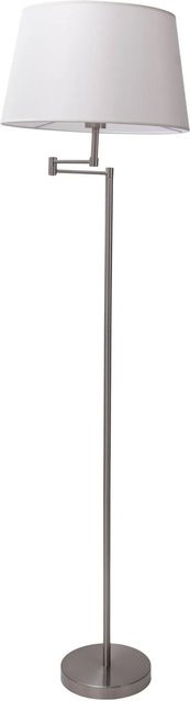 Näve Stehleuchte Bologna in Beige mit silbernem Gestell, Höhe: 158 cm, Breite: 40 cm, Tiefe: 40 cm - Bild 1