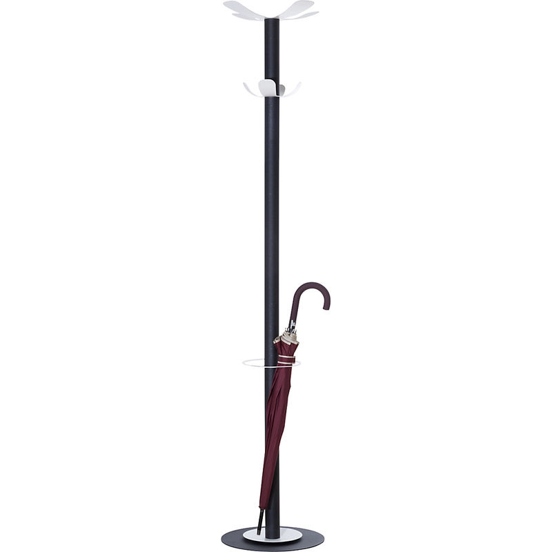 easyCloth® Garderobenständer Post Tree aus Metall in Anthrazit, Weiß oder Schwarz, Höhe: 175 cm, Breite: 35 cm, Tiefe: 35 cm - Bild 2