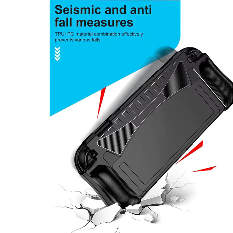 DIXSG TPU Schutzhülle für Switch 2 in Weiß mit ergonomischem gebogenem Griff, sturzsicher und kratzfest - Bild 5