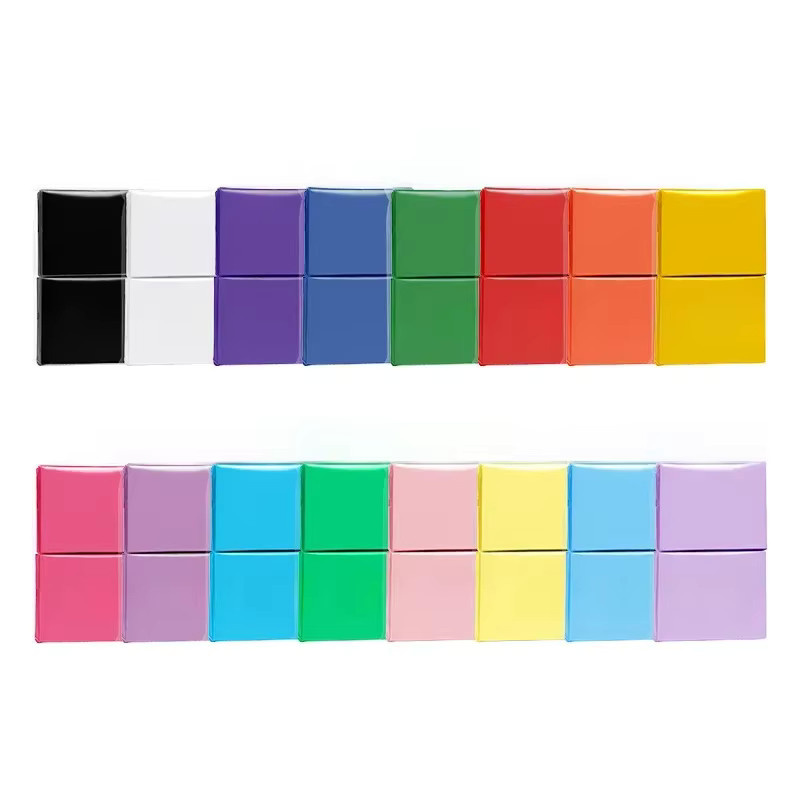 RyshePro Karte Ärmel, Zubehör, 100-teiliges Set, Schwarz, Bunt / Mehrfarbig - Bild 7