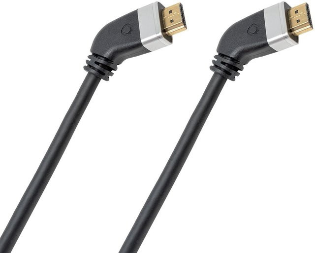 Oehlbach Video Link 40 8K Ultra-High-Speed HDMI Kabel schwarz, Länge: 1 m - Bild 1