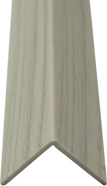 Döllken Profiles Winkelleiste Esche grau aus Kunststoff, B/B: 20 x 20 mm, Länge: 2500 mm - Bild 1