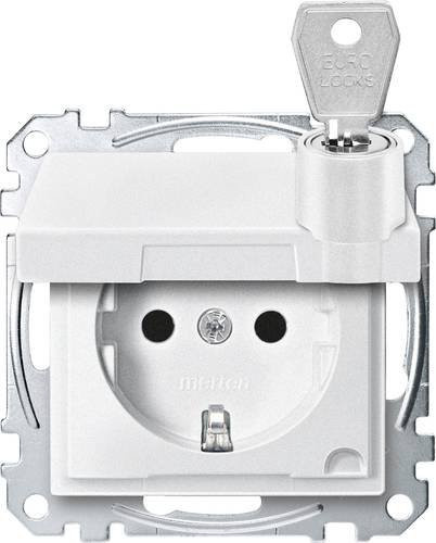 Merten Steckdose System M Polarweiß IP44 MEG2315-0419 - Bild 1