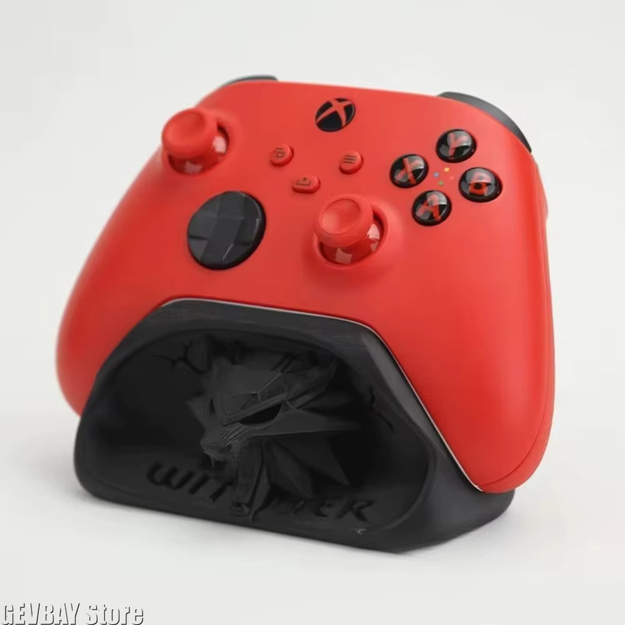 Wolf Kopf Abzeichen Game Controller Halterung für Xbox Gamepad in Silber - Bild 3