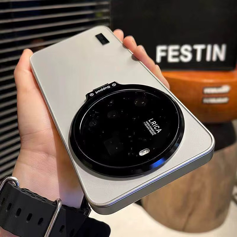 Xiaomi 17 Ultra Leica Edition Schutzhülle in Grün mit mattierter Vollabdeckung und Objektivhalterung aus PC - Bild 2