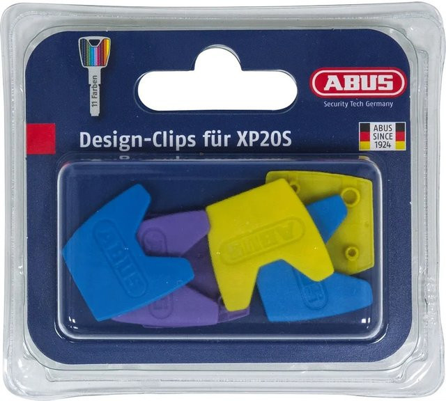 Abus Schlüsselkappen Design-Clip Set B/SB für XP20S Schlüssel in Multicolour - Bild 1