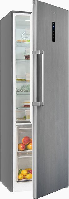 Exquisit Vollraumkühlschrank KS360-V-HE-040E in Inoxlook Silber - Bild 1