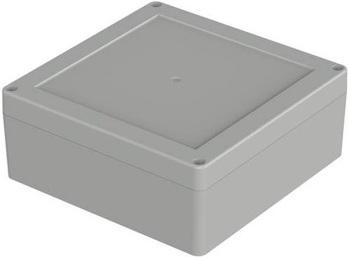 Bopla Euromas X Elektronikgehäuse aus ABS in Lichtgrau RAL 7035, B/T/H: 149,90 x 149,90 x 60 cm - Bild 1