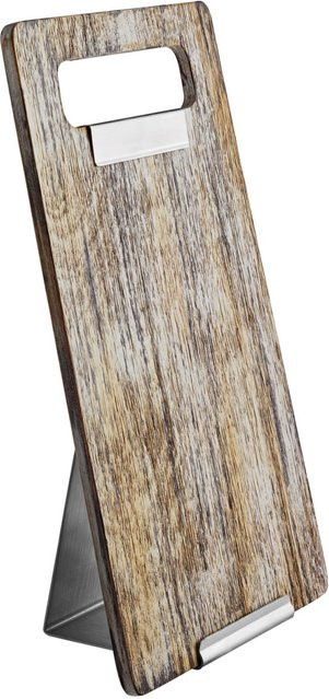 VEGA Speisekarten-Klemmbrett Unico A5 in Vintage Weiß mit Holz und Stahl, Breite: 17 cm, Höhe: 28,5 cm - Bild 1