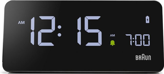 Braun BC21BEU digitaler Wecker in Schwarz - Bild 1