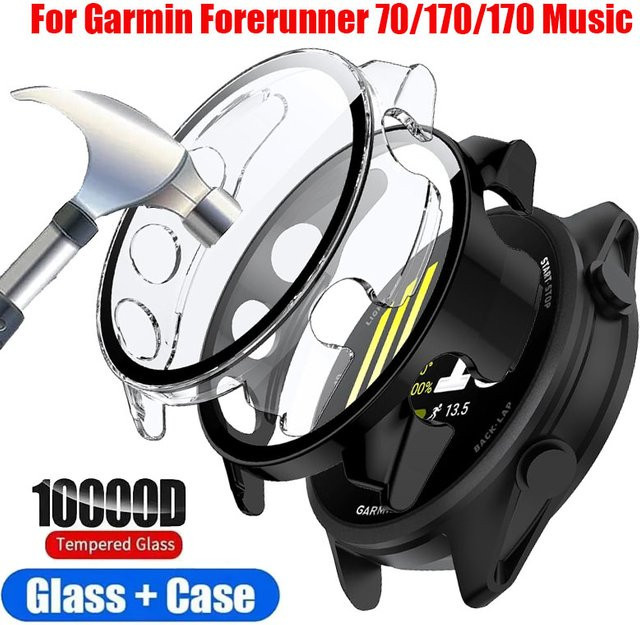 Garmin Displayschutz Glas + Hülle, Silikon, Schwarz, transparent - Bild 1