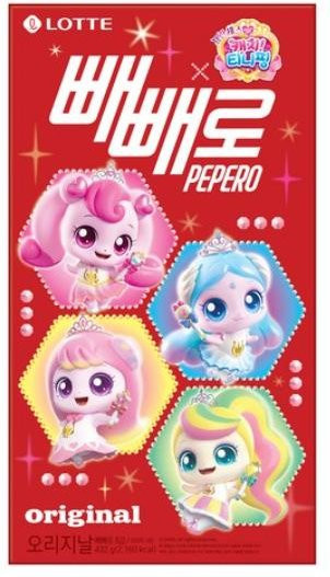 LOTTE Pepero x Catch! Teenieping Limited Edition 8 x 54 g - Bild 1