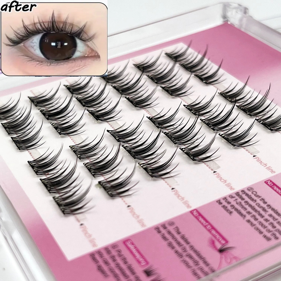 LIMEIKAI Künstliche Wimpern, 36 Bündel, 10mm - 13mm, Unisex - Bild 4