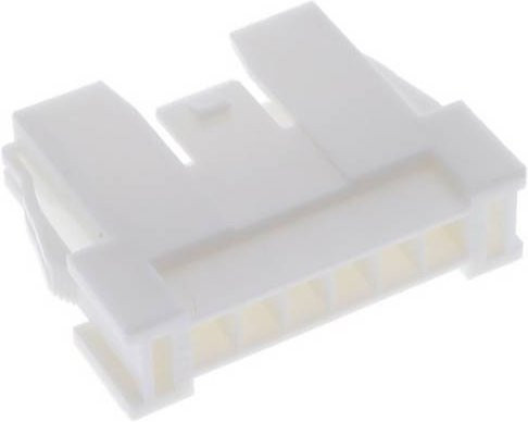 Molex Buchsengehäuse-Kabel in Weiß mit 6 Polen und 3,50 mm Rastermaß - Bild 1