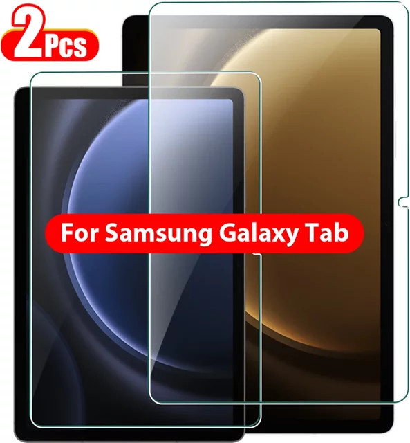 2 Stück Samsung Displayschutzfolie aus 9H HD gehärtetem Glas, transparent, passend für Galaxy Tab S10 FE 2025, S9 Plus, S7, S6 Lite, Tab A9 Plus, A8 und A7 8,7 - Bild 1