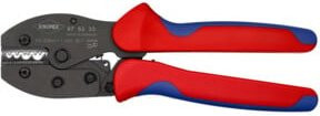 Knipex PreciForce Crimpzange 97 52 33 mit Mehrkomponenten-Hüllen brüniert multicolour - Bild 1