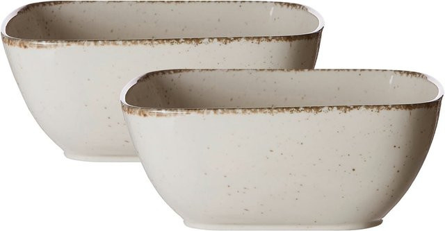 Ritzenhoff & Breker Servierschalen Casa aus Keramik, Beige, 2er Set, Durchmesser: 22 cm - Bild 1