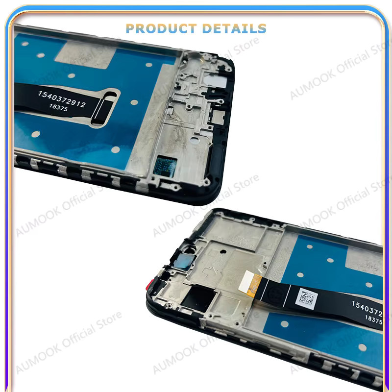Huawei P Smart 2019 LCD Display Touchscreen Digitizer mit Rahmen in Schwarz für POT-LX1 und POT-LX3 zur Reparatur - Bild 6