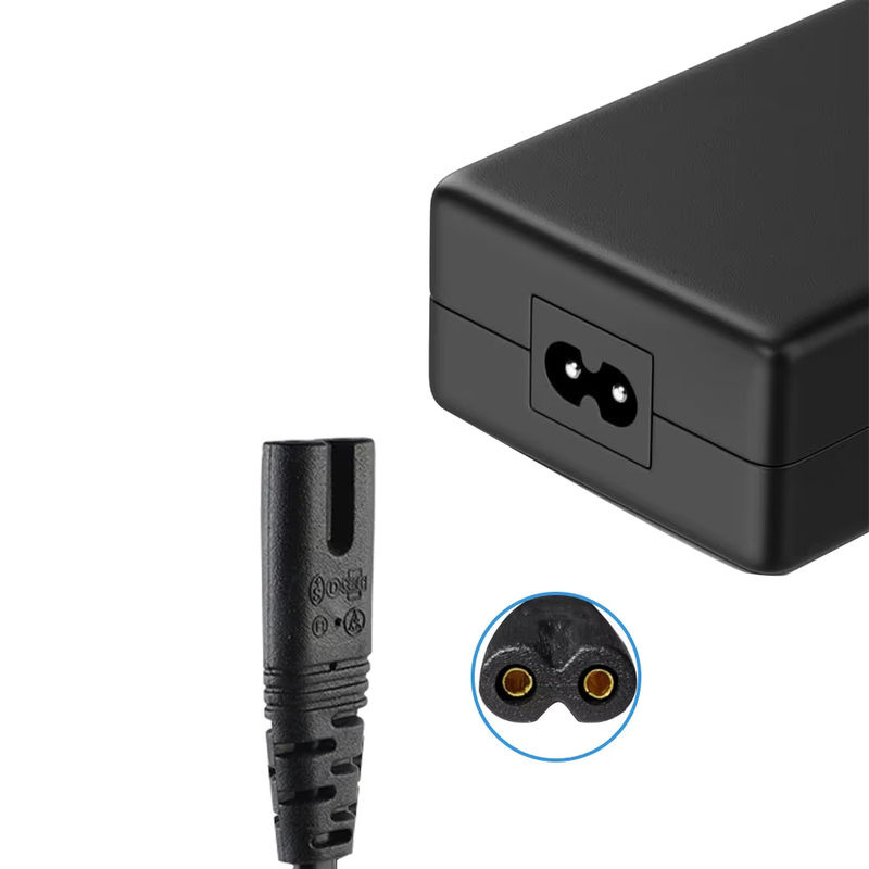 VBDWRM EU zu IEC 320C C7 AC-Netzkabel Schuko CEE7/16 bis C7 Figure 8 Stromkabel für Samsung Philips Sony LED-Fernseher in Schwarz - Bild 3