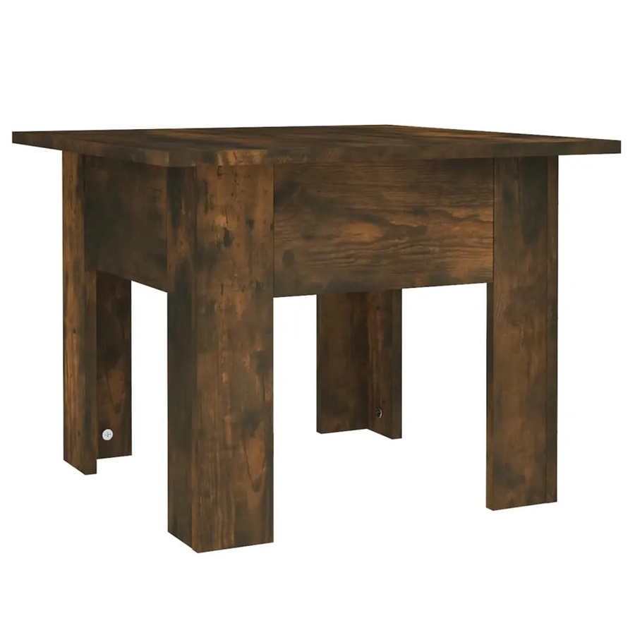 vidaXL Couchtisch in Räuchereiche mit modernem Design, B/T/H: 55 x 55 x 42 cm - Bild 2
